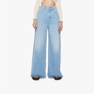 Mother snacks denim the sugar cone heel high rise